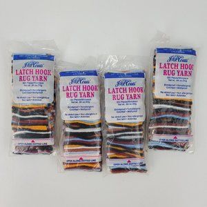 J&P Coats Latch Hook Rug Yarn K-517 Multicolor